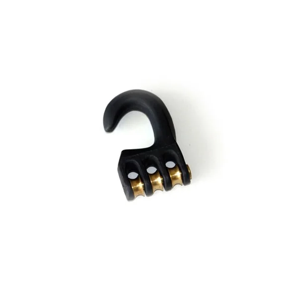 Poulie pulley hook aluminium 3 rollers - 12mm - UNIFIBER Neuf - Taille 12 mm