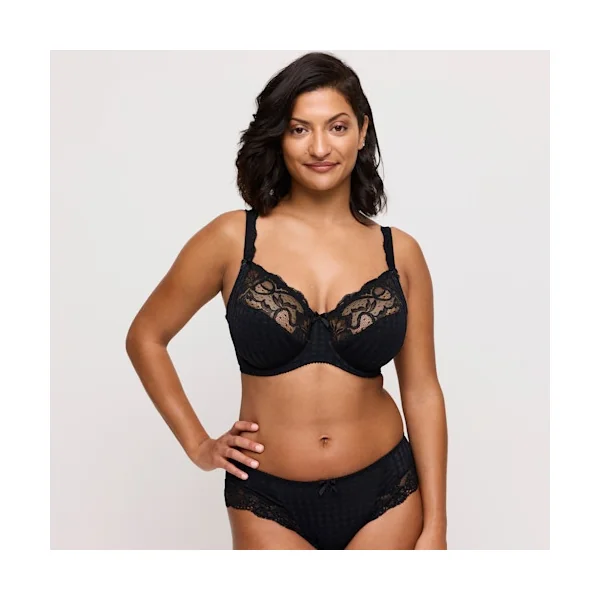 PrimaDonna - Soutien-gorge plein buste avec dentelle 34 (75) F Noir Madison