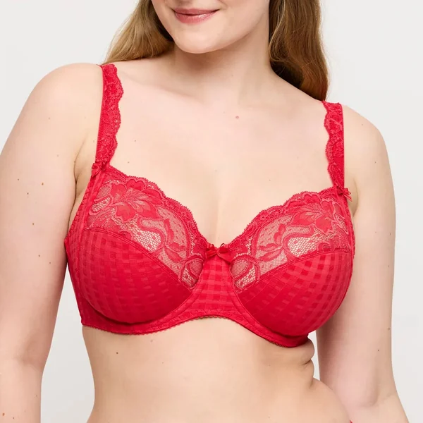 PrimaDonna - Soutien-gorge plein buste avec dentelle 38 (85) E Scarlet Rouge Madison
