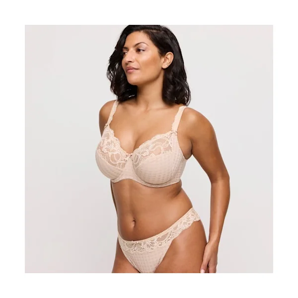PrimaDonna - Soutien-gorge plein buste avec dentelle 42 (95) D Café au Lait Madison