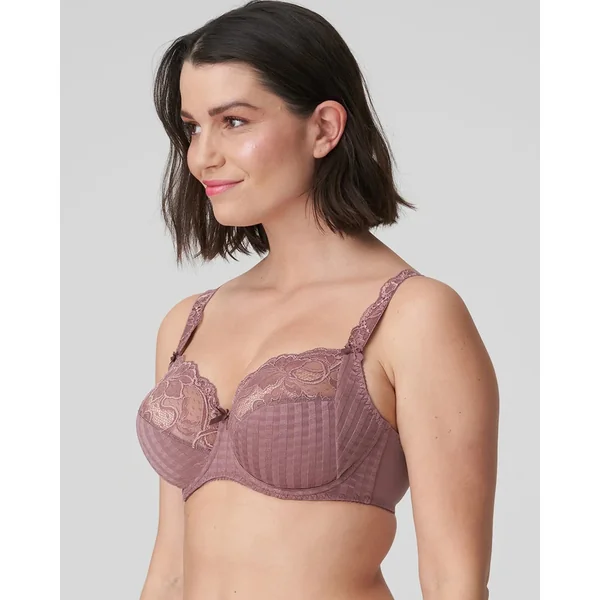 PrimaDonna - Soutien-gorge plein buste avec dentelle 42 (95) E Satin Taupe Madison