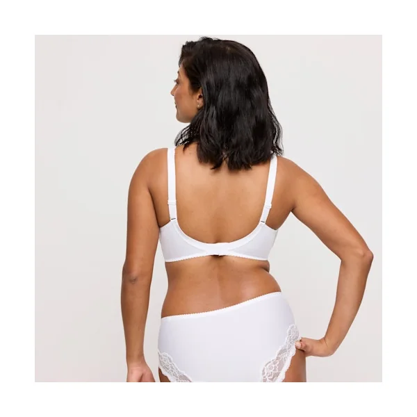 PrimaDonna - Soutien-gorge plein buste avec dentelle 44 (100) F Blanc Madison