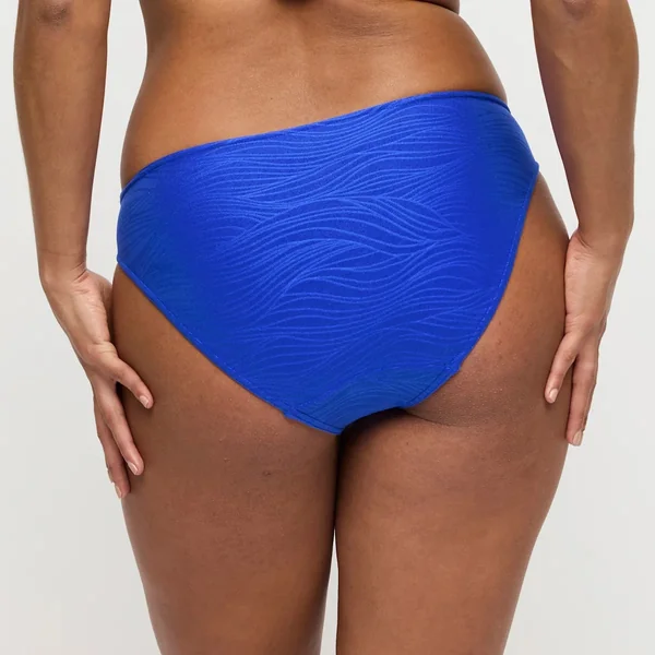 PrimaDonna Swim - Culotte de bikini mi-haute Bleu Électrique Medium Mantas