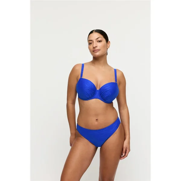 PrimaDonna Swim - Culotte de bikini mi-haute Bleu Électrique Small Mantas