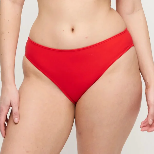 PrimaDonna Swim - Culotte de bikini mi-haute Fiesta Red Large Aswan