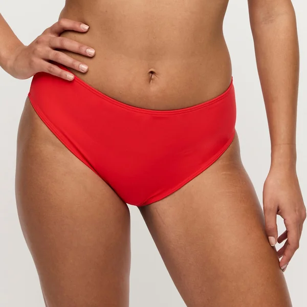 PrimaDonna Swim - Culotte de bikini taille haute Fiesta Red Large Aswan