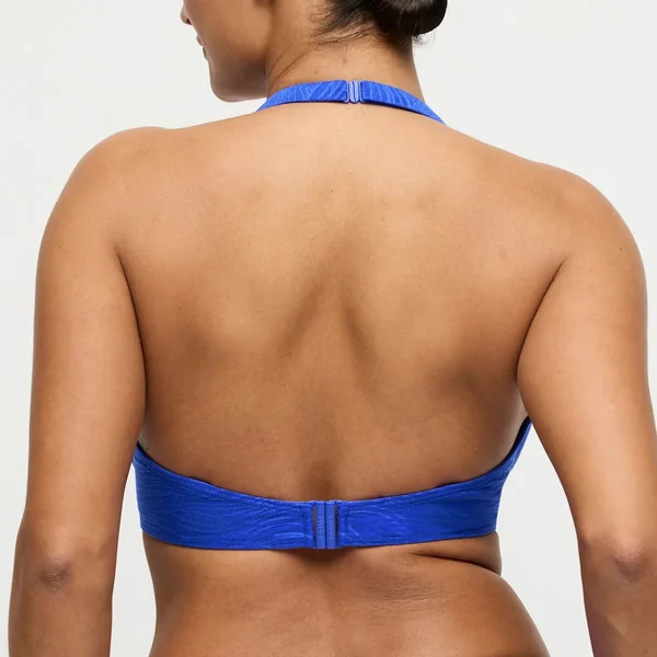 PrimaDonna Swim - Haut de bikini balconnet rembourré 34 (75) D Bleu Électrique Mantas