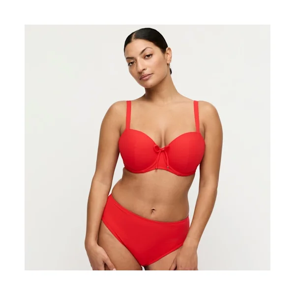 PrimaDonna Swim - Haut de bikini balconnet rembourré avec cerceau 34 (75) F Fiesta Red Aswan