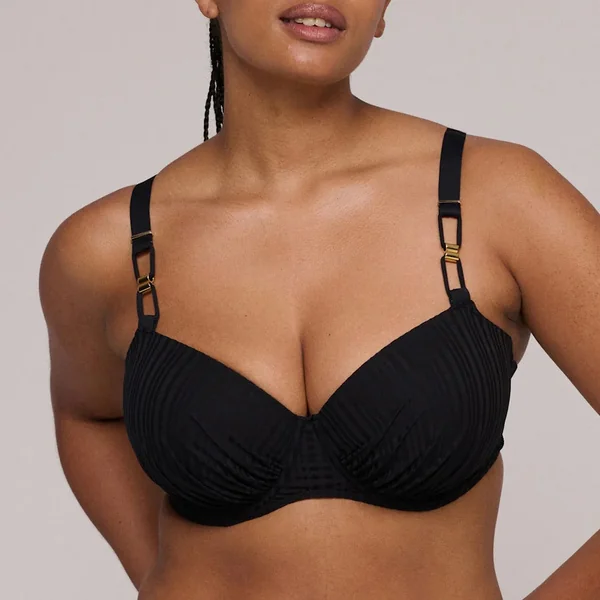 PrimaDonna Swim - Haut de bikini balconnet rembourré avec cerceau 34 (75) H Noir Kiruna