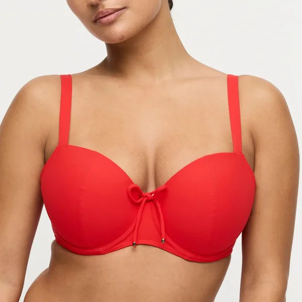PrimaDonna Swim - Haut de bikini balconnet rembourré avec cerceau 40 (90) E Fiesta Red Aswan