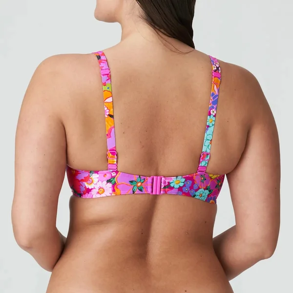 PrimaDonna Swim - Haut de bikini demi-mousse plongeant 36 (80) D Floral Explosion Najac