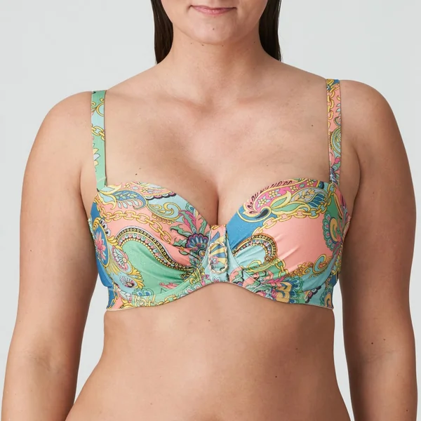 PrimaDonna Swim - Haut de bikini paddé strapless avec cerceau 36 (80) D Italian Chic Celaya