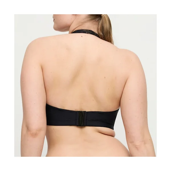 PrimaDonna Swim - Haut de bikini rembourré strapless 34 (75) F Noir Uvita
