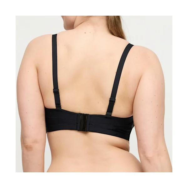 PrimaDonna Swim - Haut de bikini rembourré strapless 38 (85) F Noir Uvita