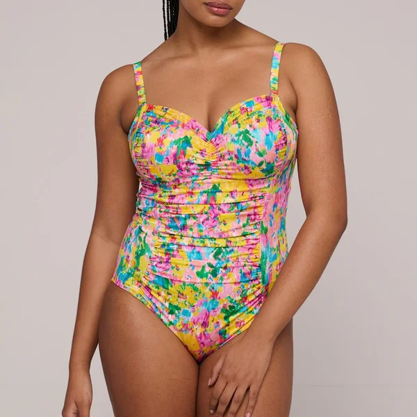 PrimaDonna Swim - Maillot de bain une pièce full cup avec cerceau et contrôle du ventre 38 (85) E Sun Glow Ubud