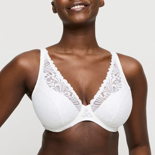 PrimaDonna Twist - S.G Demi Mousse Plongeant en dentelle 38 (85) E Naturel Rupi