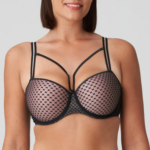 PrimaDonna Twist - Soutien-gorge balconnet paddé avec cerceau 32 (70) E Noir Glass Beach