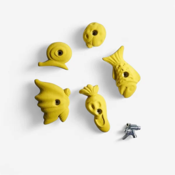 Prise d'escalade Altissimo - Lot de 5 prises 150 mm enfant série 1