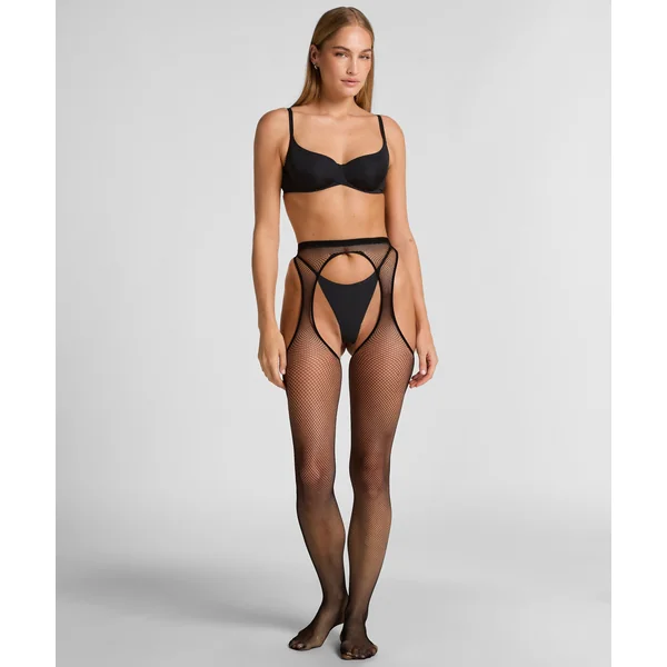 Private Collants ouverts - Noir