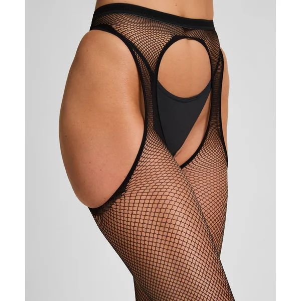 Private Collants ouverts - Noir