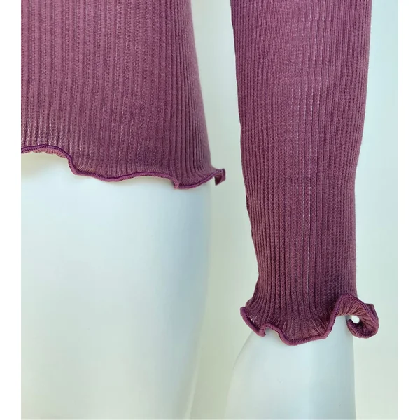 Pull mauve Laine & Soie Agata