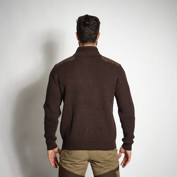 PULL TRICOT 500 MARRON