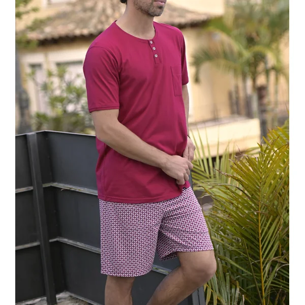 Pyjama col tunisien pour homme BERRY