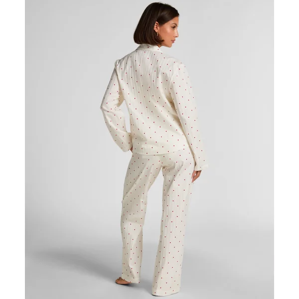 Pyjama Cotton Hearts - Blanc