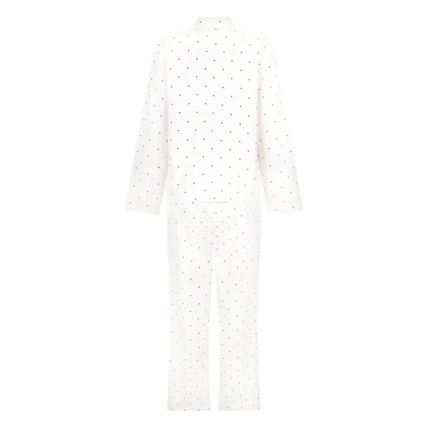 Pyjama Cotton Hearts - Blanc