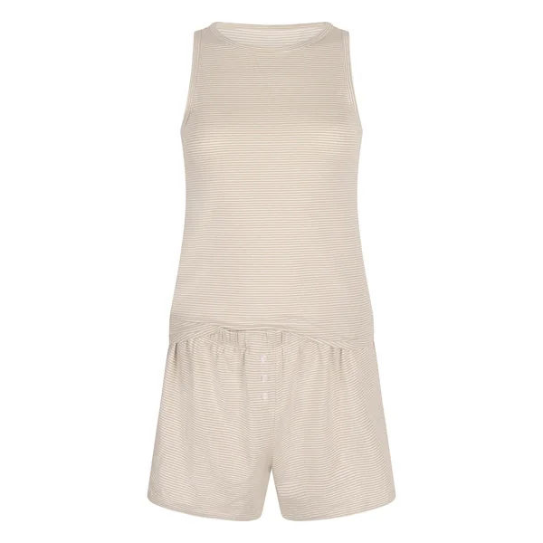 Pyjama Débardeur en Jersey - Beige