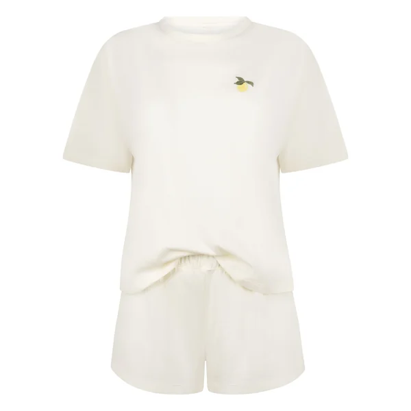 Pyjama en Coton - Blanc