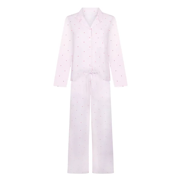 Pyjama en jersey de coton - Blanc