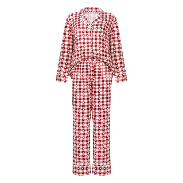 Pyjama en sergé - Rouge