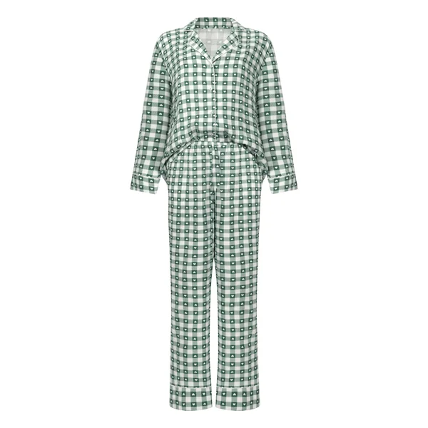 Pyjama en sergé - Vert