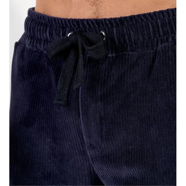 Pyjama en velours côtelé homme bleu marine Ronnie