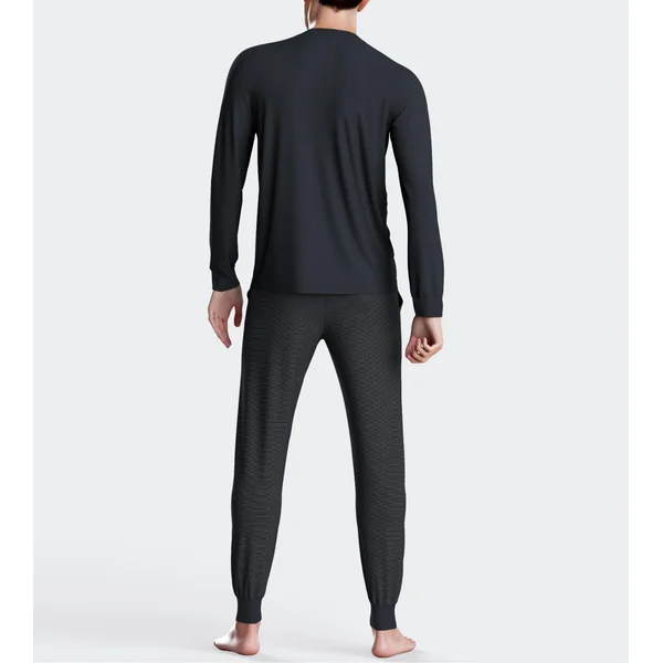 Pyjama homme thermo chaud Bleu Marine