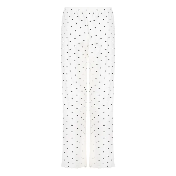 Pyjama Pant Loose Pointelle - Blanc