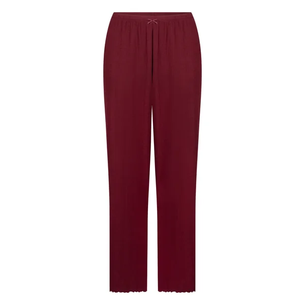 Pyjama Pant Loose Pointelle - Rouge
