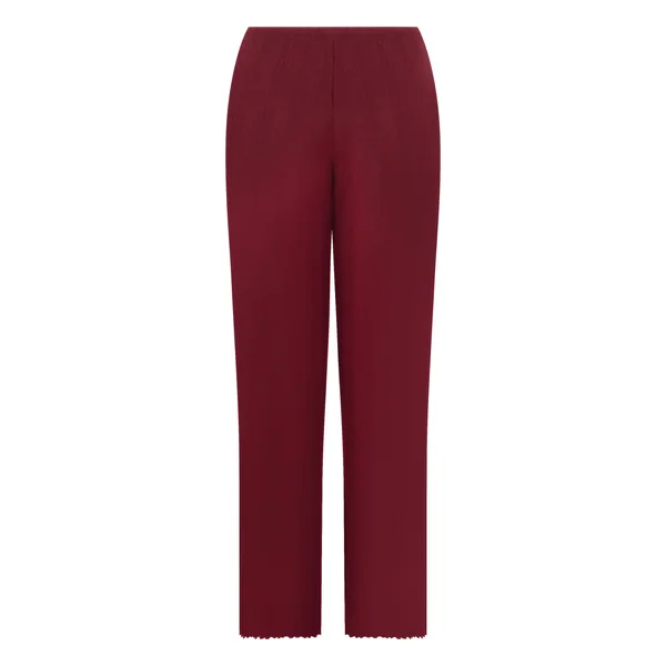 Pyjama Pant Loose Pointelle - Rouge