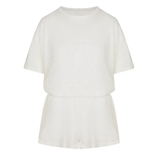 Pyjama set de coton - Blanc