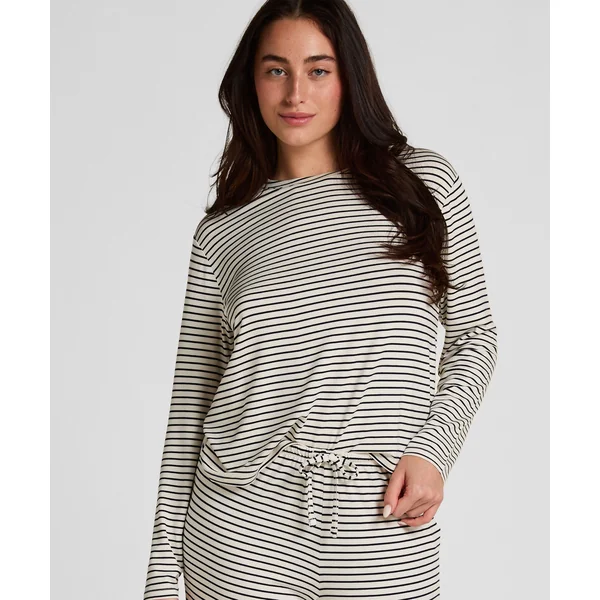 Pyjama Top Loose Jersey - Blanc