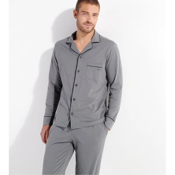 Pyjama élégant avec chemise ALBERT Gris