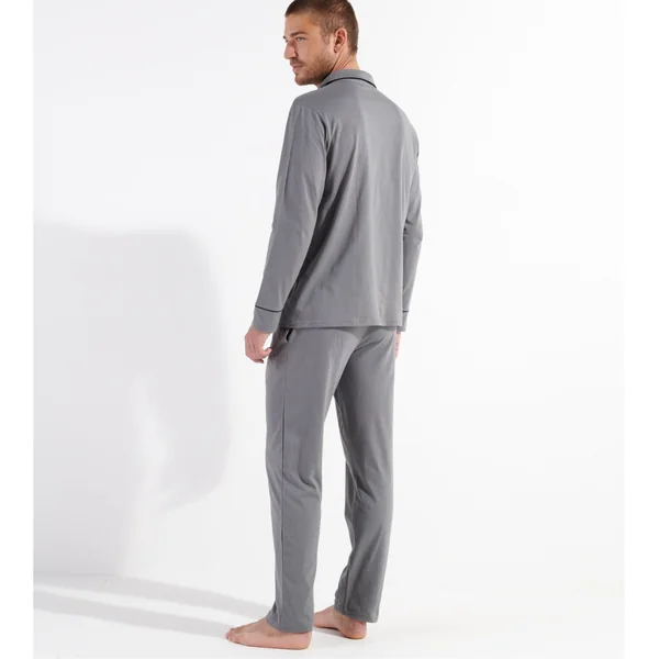 Pyjama élégant avec chemise ALBERT Gris