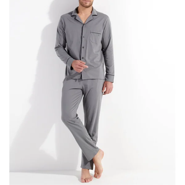 Pyjama élégant avec chemise ALBERT Gris