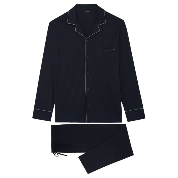 Pyjama élégant avec chemise ALBERT Marine