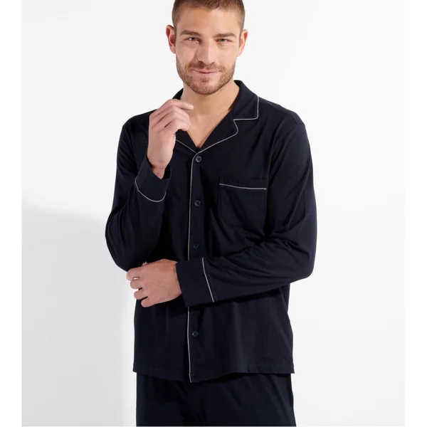Pyjama élégant avec chemise ALBERT Marine