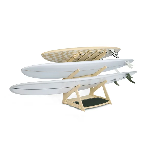 Rack surf autoporté pour 3 planches stockage vertical ou horizontal