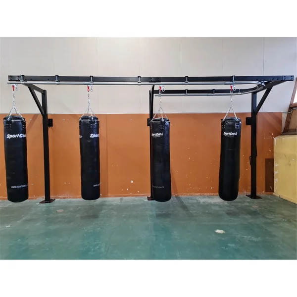 Rail de convoyage portique 4 sacs boxe Sportcom