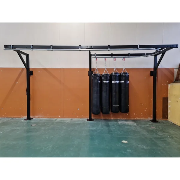 Rail de convoyage portique 4 sacs boxe Sportcom