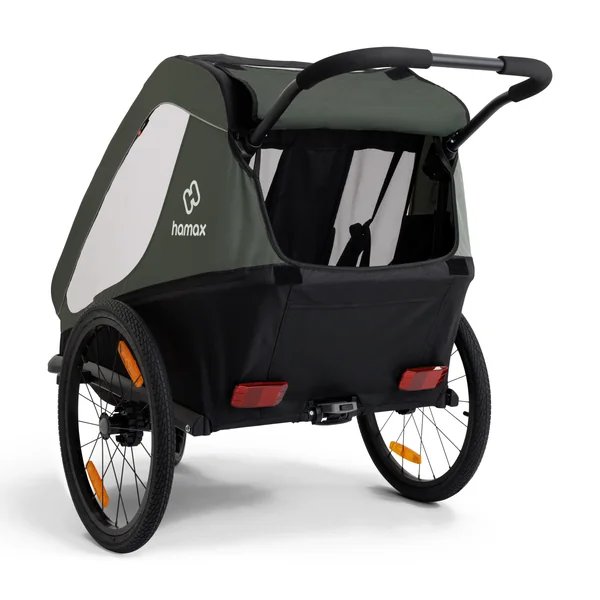 REMORQUE VELO HAMAX IXPLORER VERT